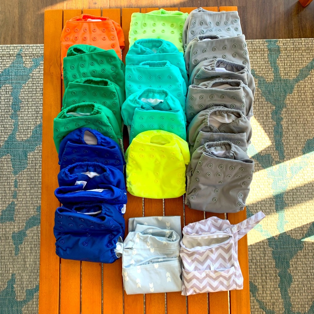 18 Bumgenius All In One Cloth Diapers